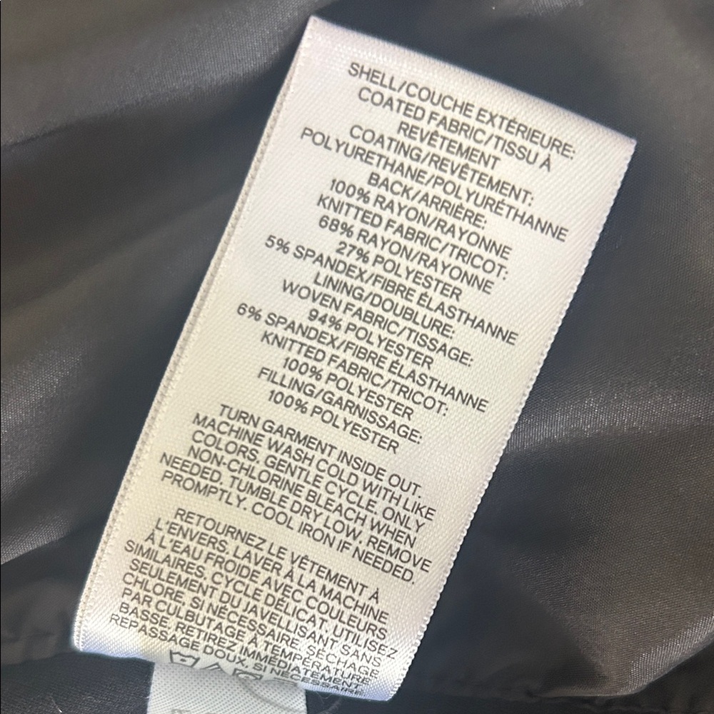 Express Faux Leather Quilted Moto Jacket - Picture 9 of 9